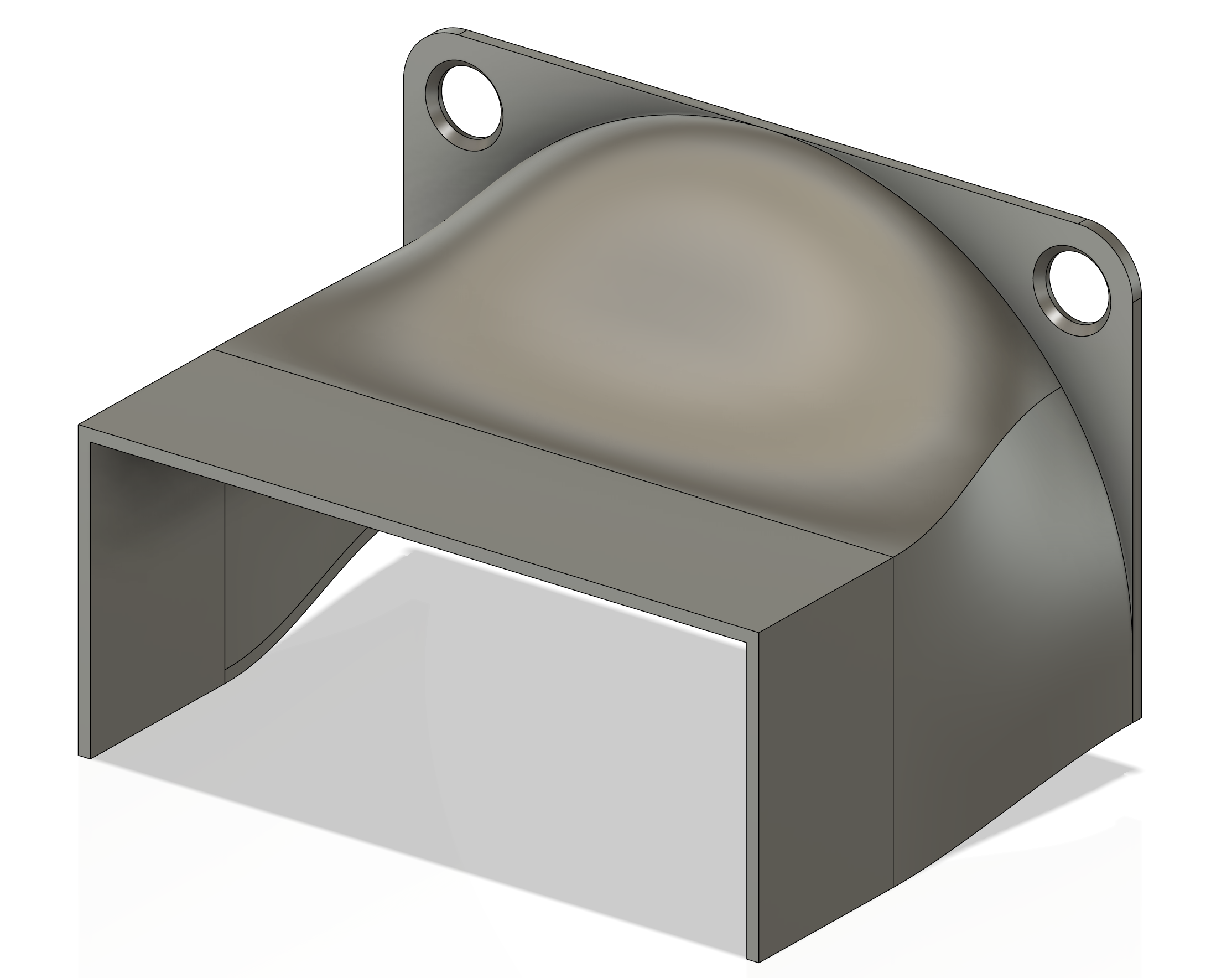 View of 3D model in Autodesk Fusion.
